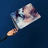 personalized microsoft laptop case features a lightweight two-piece design and Futuristic print