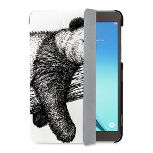 auto on off function of Personalized Samsung Galaxy Tab Case with Cute Animal design - swap