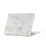 personalized microsoft laptop case features a lightweight two-piece design and Marble 2020 print