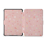 the whole front and back view of personalized kindle case paperwhite case with Baby design