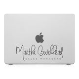 MacBook Case - Signature with Occupation 37