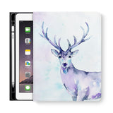 frontview of personalized iPad folio case with 2 design