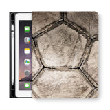 frontview of personalized iPad folio case with 2 design