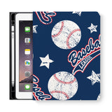 frontview of personalized iPad folio case with 4 design