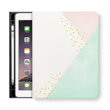 frontview of personalized iPad folio case with 1 design