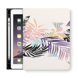 frontview of personalized iPad folio case with 02 design