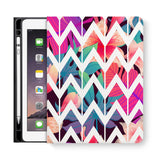 frontview of personalized iPad folio case with 7 design