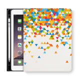 frontview of personalized iPad folio case with 8 design