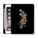 frontview of personalized iPad folio case with 2 design