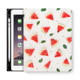 frontview of personalized iPad folio case with 7 design