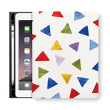 frontview of personalized iPad folio case with 1 design