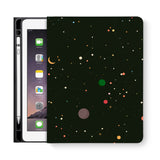 frontview of personalized iPad folio case with 2 design