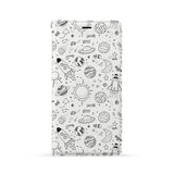 Front Side of Personalized Huawei Wallet Case with 1 design