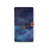 the front top view of midori style traveler's notebook with 5 design