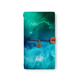 the front top view of midori style traveler's notebook with 7 design