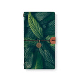 the front top view of midori style traveler's notebook with 5 design