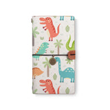 the front top view of midori style traveler's notebook with 4 design