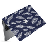 hardshell case with Feather design has matte finish resists scratches