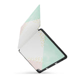 personalized iPad case with pencil holder and Simple Scandi Luxe design